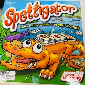 NWT Spelligator Game How Many Words Can You Chomp?